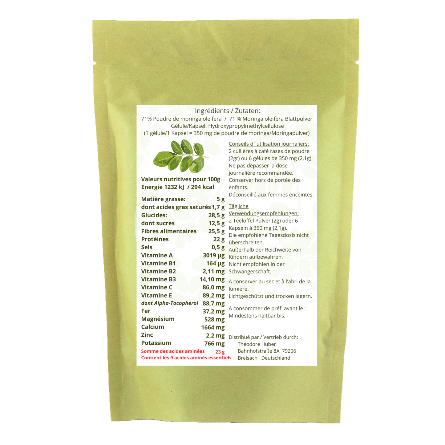 Moringapulver 250g